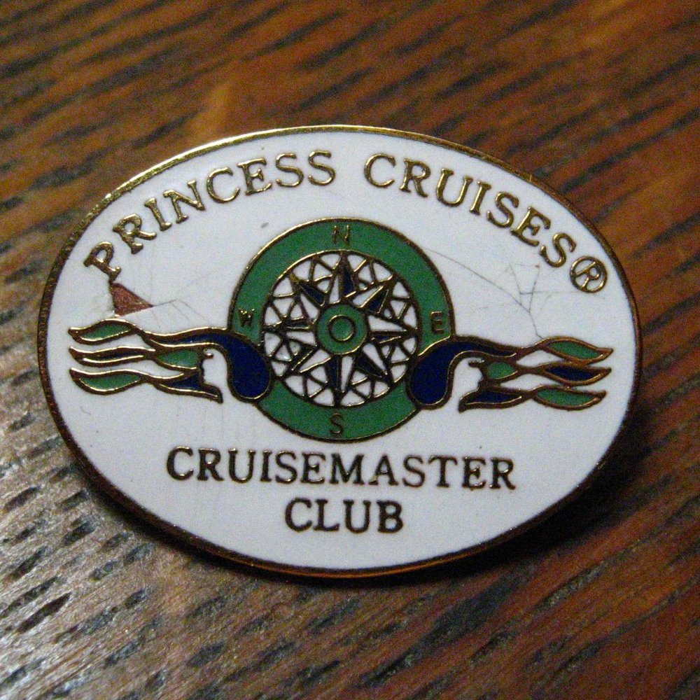🛳 Princess Cruises Ship Boat Vintage Lapel Pin
